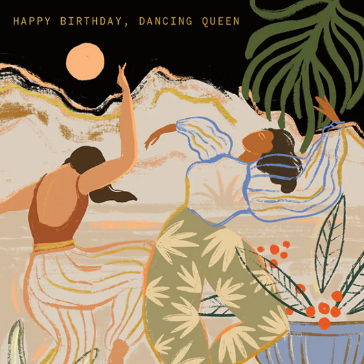 'Happy Birthday Dancing Queen' Birthday Card