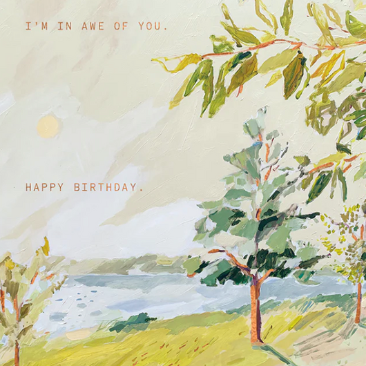 'I'm in Awe of You - Happy Birthday' Lakeside Card