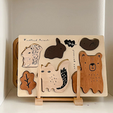 Wooden Tray Puzzle (Woodland Animals)