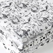 Organic Muslin Swaddle (Forest)