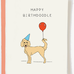 'Happy Birthdoodle' Birthday Card