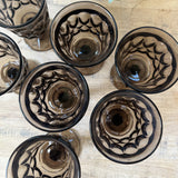 Vintage Smoke-Colored Goblet/Glass