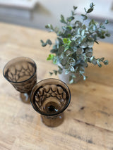 Vintage Smoke-Colored Goblet/Glass