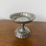 Vintage Tall Pewter Pedestal