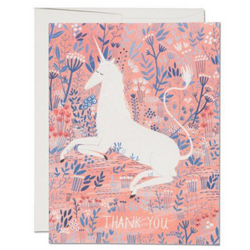 'Thank You' Unicorn Card