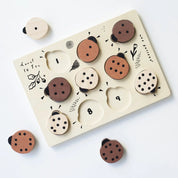 Wooden Tray Puzzle (Ladybugs)