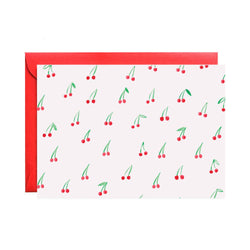 Cherries on Top Notecards (Set of 6 Blank Cards)