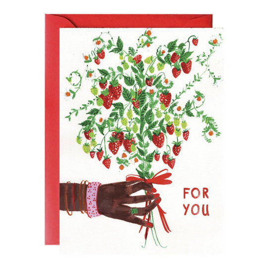 'For You' - Strawberries Card