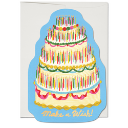 'Make a Wish' Birthday Cake Card