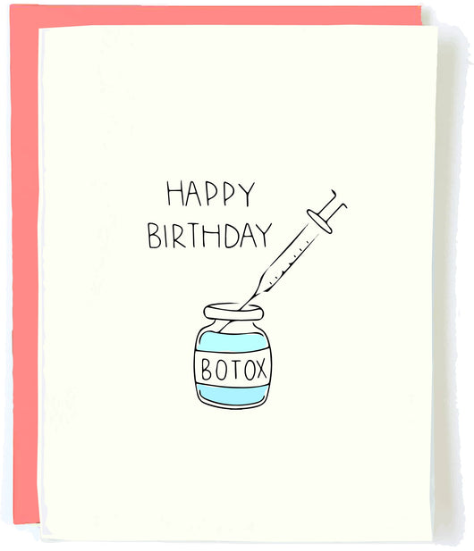 'Happy Birthday' Botox Birthday Card