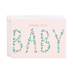 'Thanks from Baby' Notecards (Set of 6 Blank Cards)