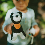 Hand-stitched Sheep Dog Rattle