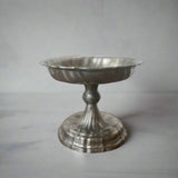 Vintage Tall Pewter Pedestal